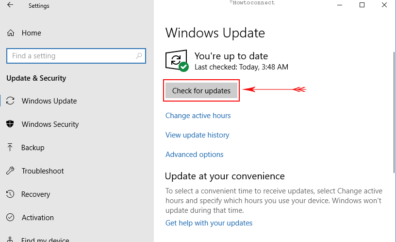 Update Windows 10 to the latest Build image