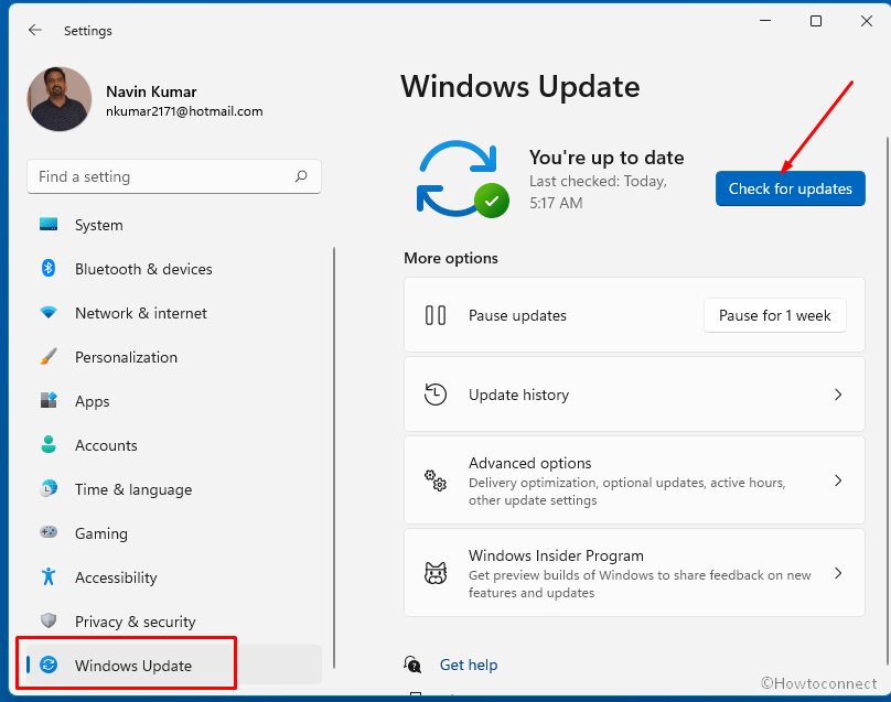 Update Windows 11