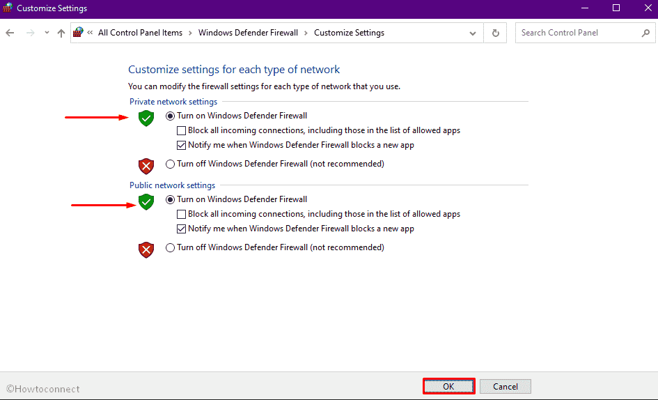Update error 0x800f090 - Enable Windows Firewall