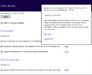 windows 8.1_Updates windows 8.1 Updates View
