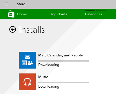 Updates are being downloaded Updates are being downloaded