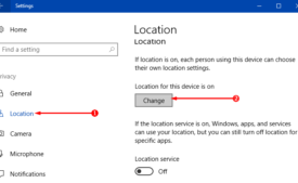 Use Apps Without Letting Access Location Services in Windows 10 Picture 1