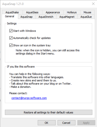 Use AquaSnap to Quickly Arrange Windows on Desktop pic 1
