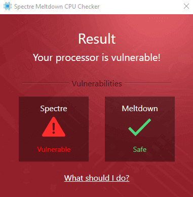 Use Ashampoo Spectre Meltdown CPU Checker to Check Vulnerability image 3