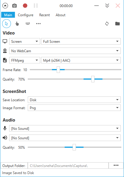 Download Captura Screen Recording Tool image 1