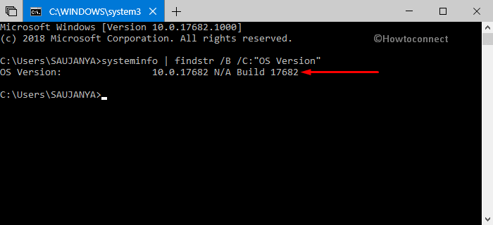 Use Command Prompt to Find Build Number Pic 8