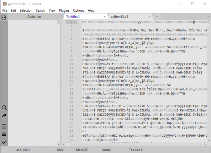 open two tabs side by side in cudatext open two tabs side by side in cudatext