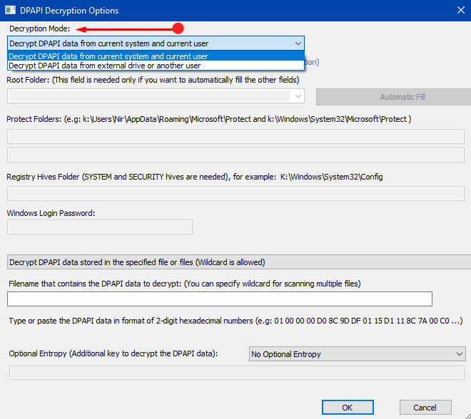 Use DataProtectionDecryptor on Windows Pics 1