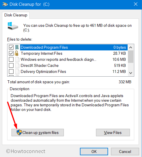 Use Disk Cleanup Tool to Resolve BSOD in Windows 10 Pic 4