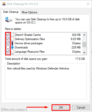 Use Disk Cleanup utility to erase junk files Image 16