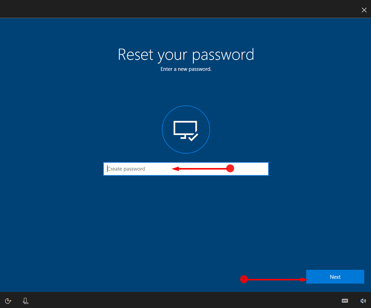 Use I forgot my password from Login Screen Windows 10 picture 5