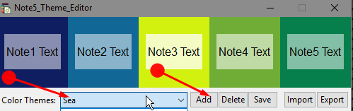 Use Note5 to Save 5 Notes in One Window photo 4