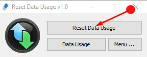 Use Reset Data Usage v1.0 to Delete Internet Data Expense in Windows 10 image 3