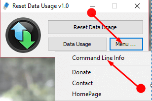 Use Reset Data Usage v1.0 to Delete Internet Data Expense in Windows 10 image 5