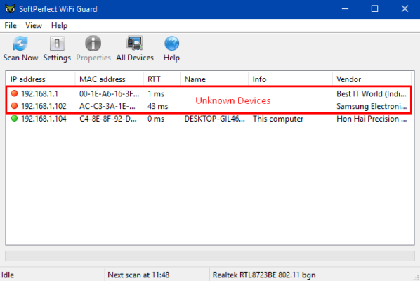 download the last version for apple SoftPerfect WiFi Guard 2.2.1