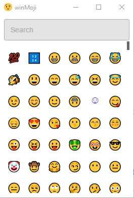 Use WinMoji and Access Emoji Instantly in Windows image 1