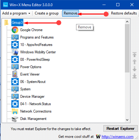 Use Win+X Menu Editor v3.0 in Windows 10 Pics 8