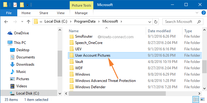 Windows 10 - How to Remove Account Picture - User accounts Pictures folder