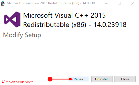 VCRUNTIME140.dll Windows 10 Error Image 3