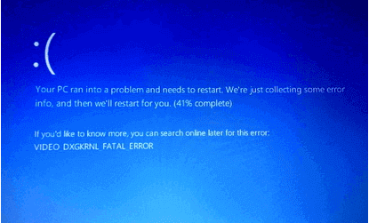 VIDEO_DXGKRNL_FATAL_ERROR in Windows 10 or 11 Solutions image 1
