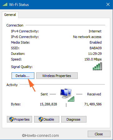 View Network Status in Windows 10 pic 11