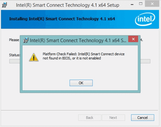 enable intel smart connect technology