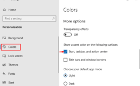 Windows 10 1903 will Show Jump Lists in Color