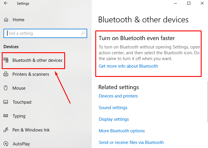 Windows 10 April 2018 Update bluetooth even faster