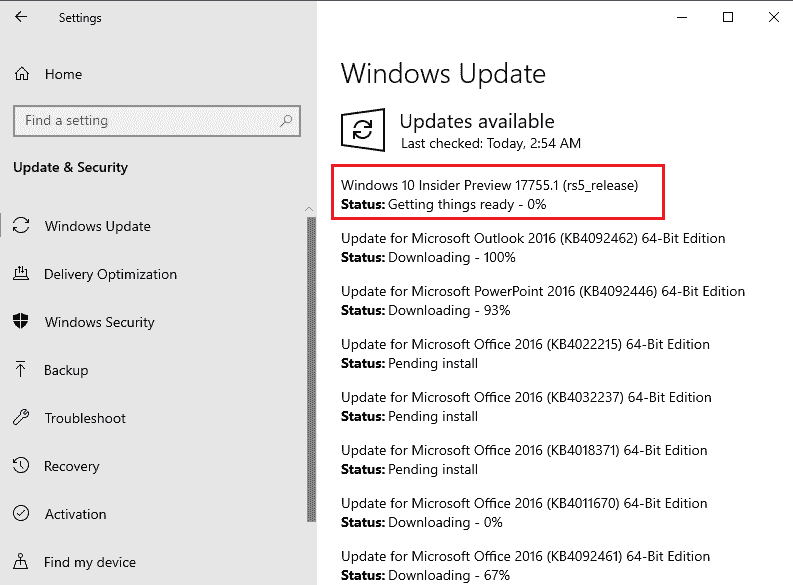 Windows 10 Build 17755 New Feature and Fixes Details