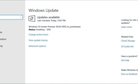 Windows 10 Build 18242 (19H1) for Skip Ahead Fixes and Changes Details