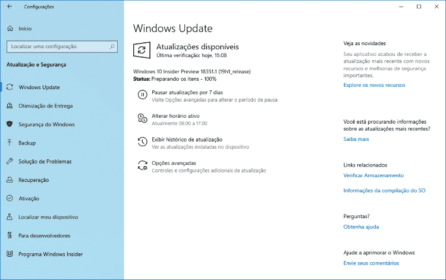 Windows 10 Build 18351 Details