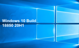Windows 10 Build 18850 20H1 Pic 1