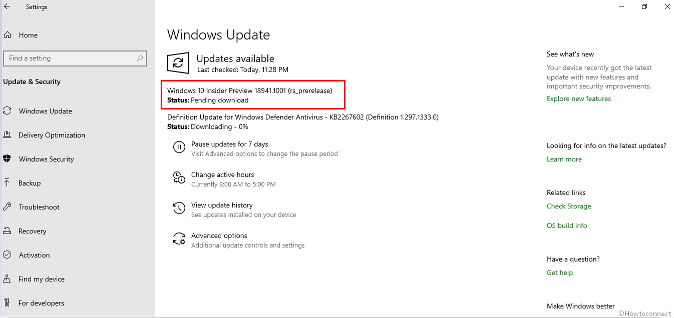 Windows 10 Build 18941 [20H1]