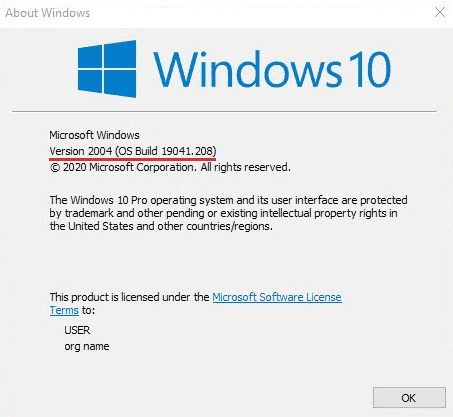 Windows 10 Build 19041.208
