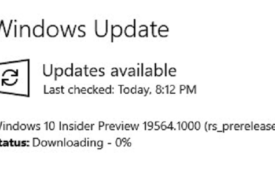 Windows 10 Build 19564 Changelog [Fast Ring]