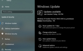 Windows 10 Build 19603