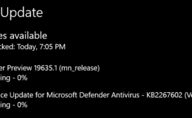 Windows 10 Build 19635 20H2 Fixes and Known Issues