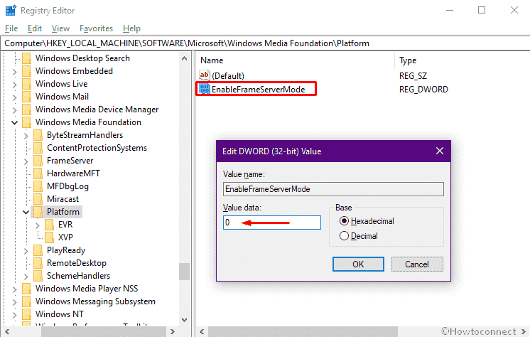 Windows 10 Camera not working - Tweak Registry