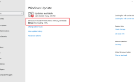 Windows 10 Insider Preview Build 18282