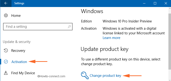 Windows 10 Product Key Home Pro Enterprise How To Change