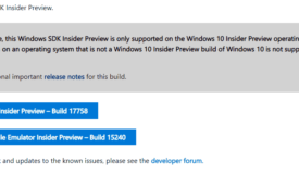 Windows 10 SDK Preview Build 17758 Details