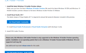 Windows 10 SDK Preview Build 18290