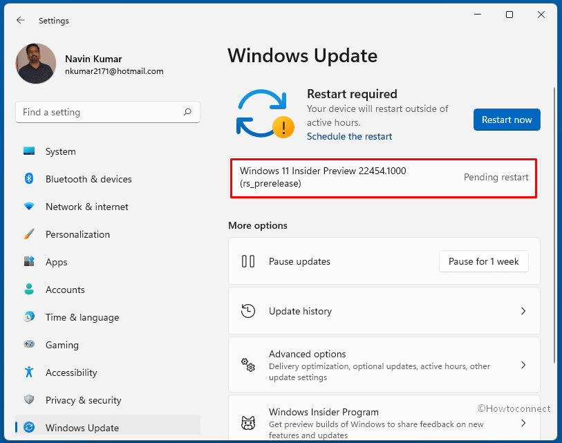 Windows 11 Build 22454.1000