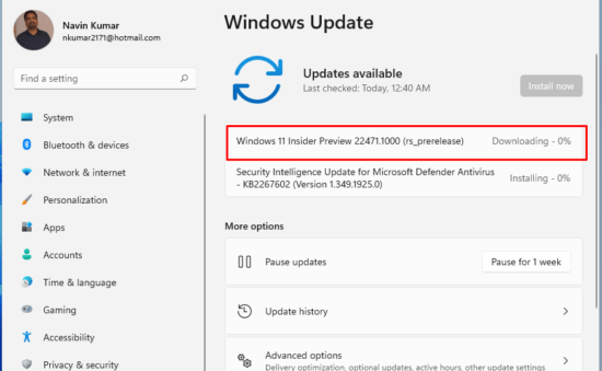 Windows 11 Build 22471.1000