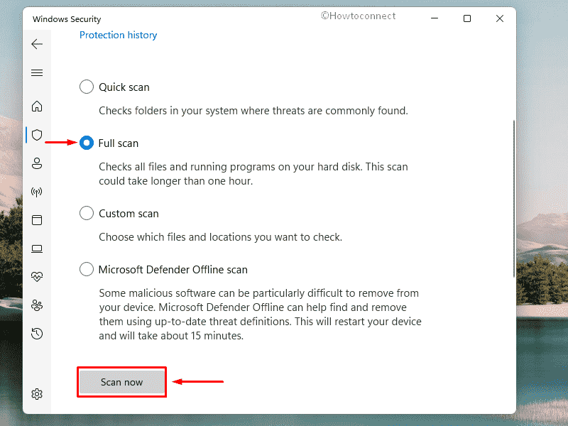 Windows 11 performance problems - Run full scan