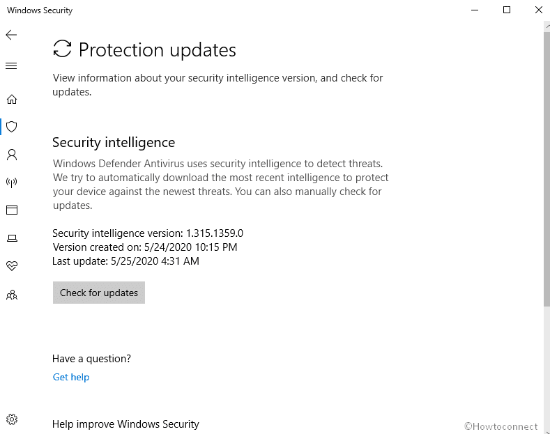 Windows Defender Definition Update 1.315.1359.0 Released