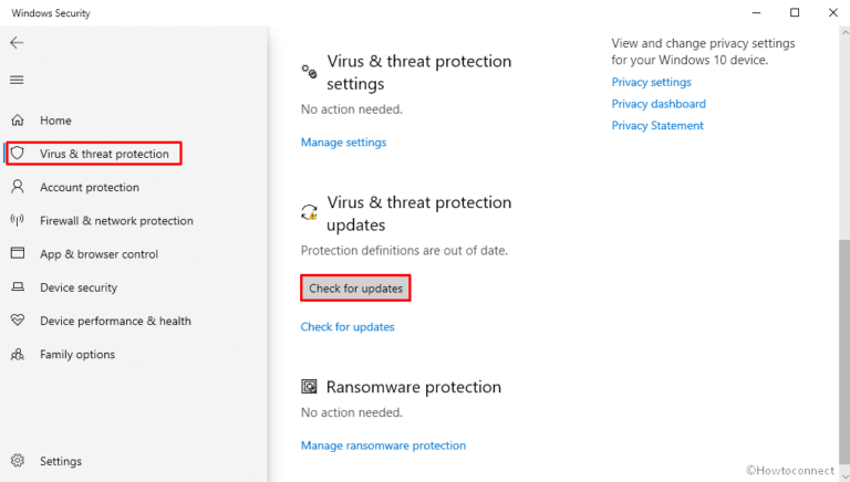 Fix Windows Defender Update Stuck in Windows 10