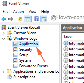 Windows Logs and Application in Windows 10 Event Viewer