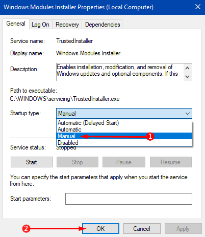 Windows Modules Installer Worker High CPU Usage in Windows 10 Picture 4