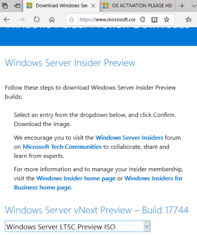 Windows Server 2019 Insider Preview Build 17744 Features and Fixes